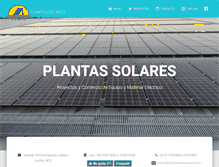 Tablet Screenshot of plantassolares.com